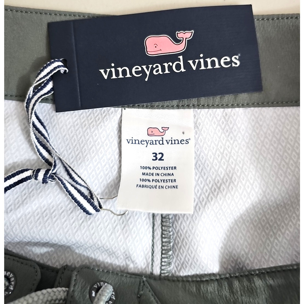 Vineyard Vines ~Men's Size 32~ Gray Board Unlined Shorts Barracuda Nwt $89.50 — image 8 of 8